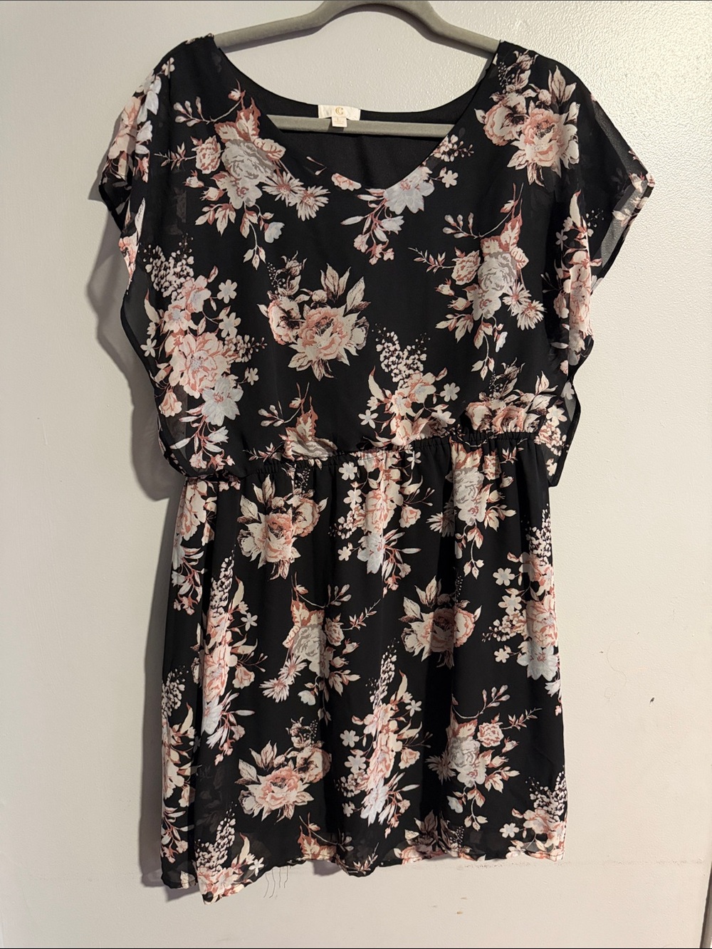 Black Floral Dress